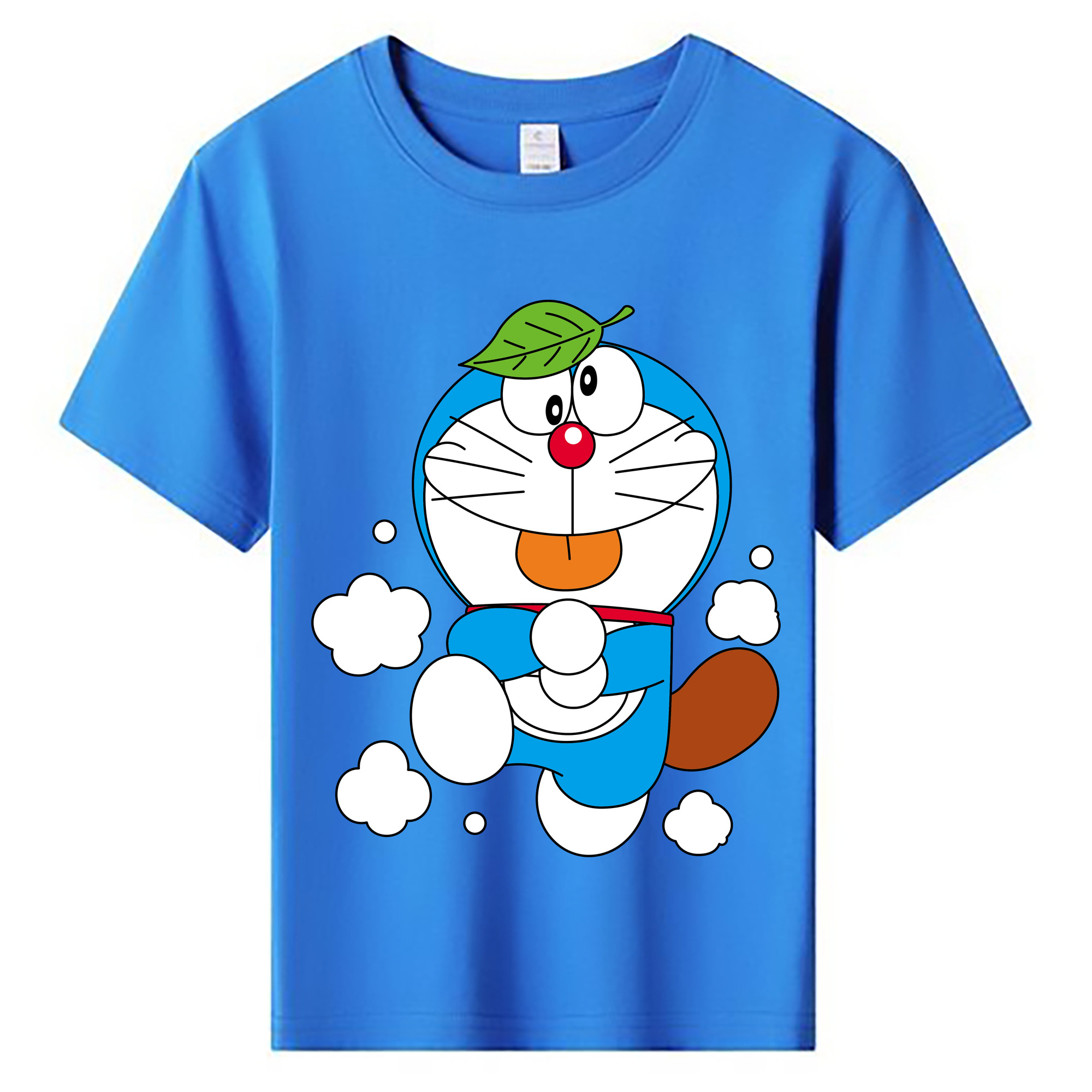 （画像用） ドラえもん Doraemon 綿100％キッズTシャツ（フロントプリント）